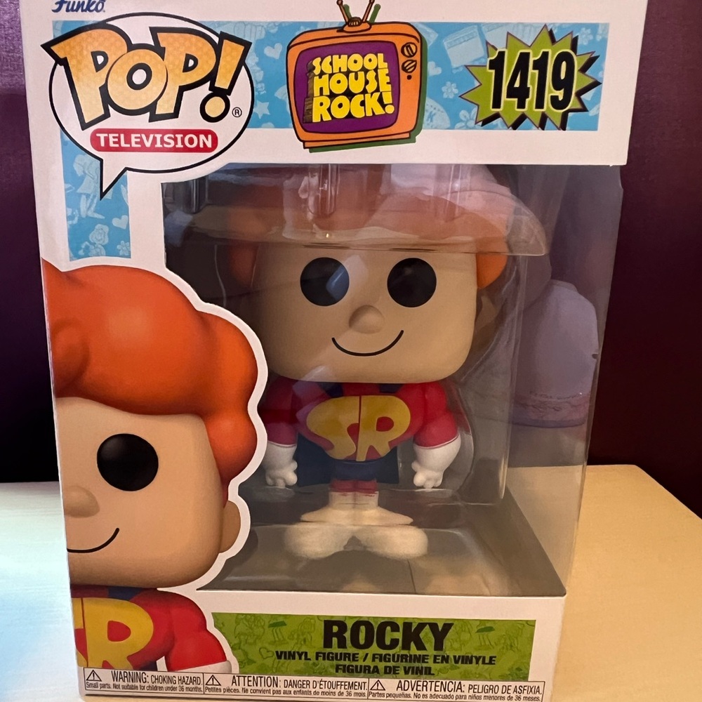 Funko Pop! Rocky Vinyl Figure. School House Rock. #1419